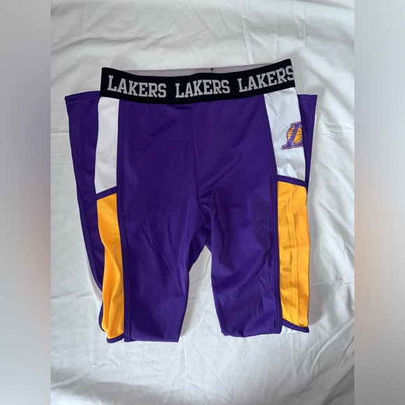 NBA Women’s LA LAKERS Leggings _ Size L - Picture 3 of 5